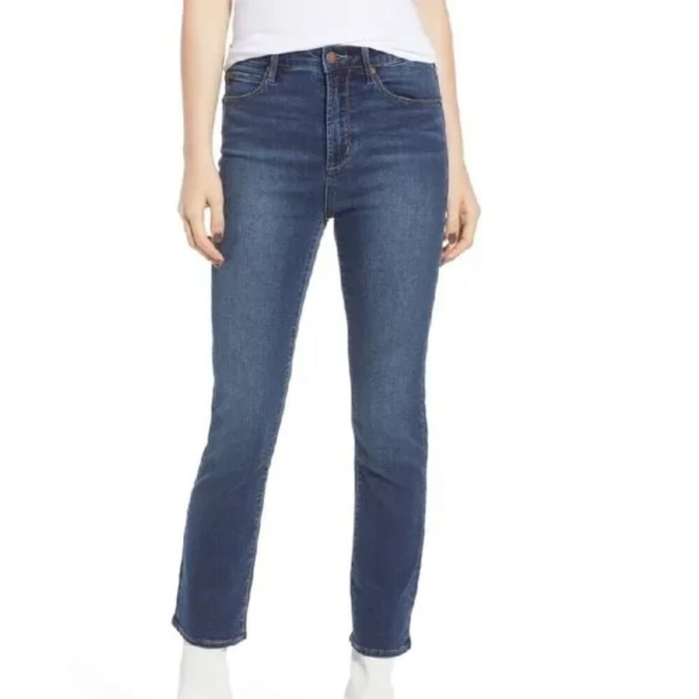 LEITH High Waist Crop Flare Jeans